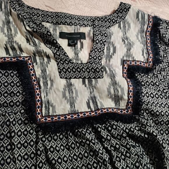 atmosphere Women's boho tunic top size L - Picture 2 of 7